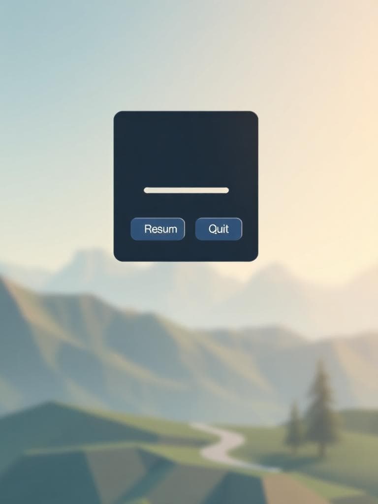 Pause Menu