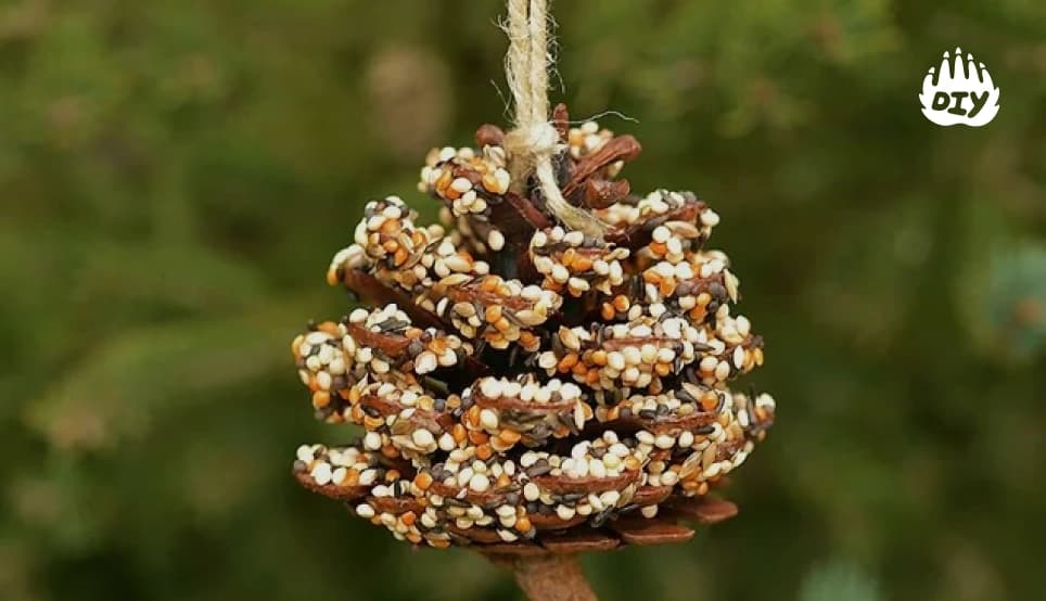 Image for Make a Pinecone Bird Feeder
