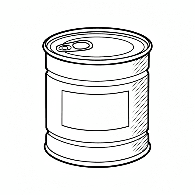 how to draw a can - Fun at-home activities for Kids.