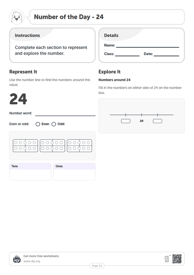 Number of the Day - 24 page 1