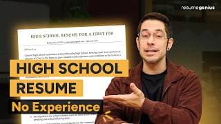 EASY GUIDE to Writing a High School Student Resume (with Free Templates!)