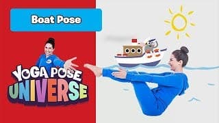 Boat Pose | Cosmic Kids Yoga Pose Universe | Kids Workout