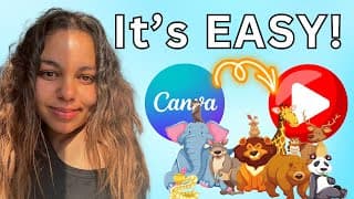 How To Create Kids Animation Learning Videos Using CANVA For Beginners (FULL TUTORIAL)