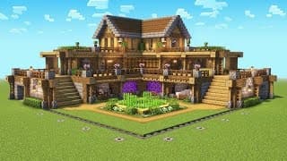 Epic Minecraft House Build | Survival Base Tutorial (Easy & Aesthetic)