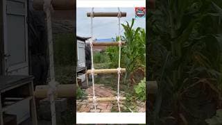 DIY Wooden Rope Ladder - Easy Backyard Adventure!