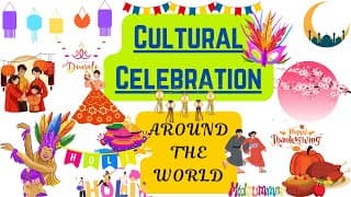 Cultural Celebrations Around the World! 🌍🎉| Fun Festivals for Kids!"🎉|Easy Way to Learn