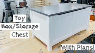 Building a Toy Box/Storage Chest | Plans Available!
