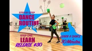 STEP 1- LEARN- Master a POM Dance Routine for KIDS: 30 MINUTE STEP BY STEP TUTORIAL FOR BEGINNERS!