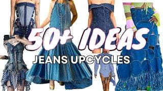 50+ Ways to Upcycle Old Jeans into Something New When You're Bored
