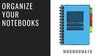 How to organize your school notebook