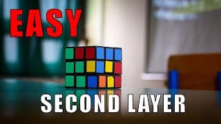 How To Solve The Cube Second Layer? For Beginner