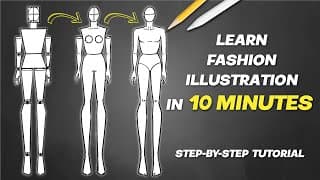 How to Draw a Fashion Illustration | Easy Step-by-Step Tutorial for Beginners