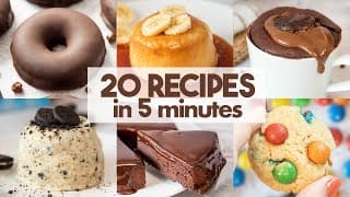 20 Easy and Quick MICROWAVE RECIPES 🍩🍫 | Delicious Recipes in 5 Minutes!