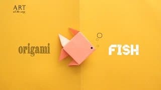 Origami Fish in 5 MINUTES Simple Paper Craft for Kids