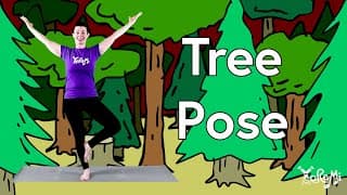 Tree Pose (Read Along) | Kids Yoga, Music and Mindfulness with Yo Re Mi