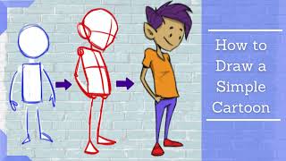 How to draw Simple Cartoon Characters step by step for Beginners | Tips and Tricks