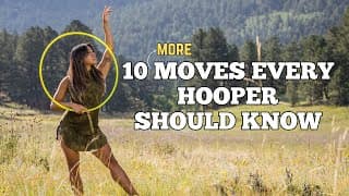 10 EASY BEGINNER HULA HOOP TRICKS