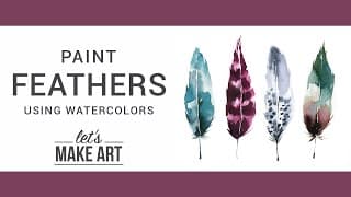 Learn to Paint Feathers with Watercolors!
