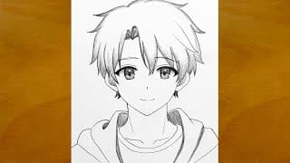 How to Draw an Anime Boy Step by Step || Easy Anime Drawing || Pencil Sketch Art
