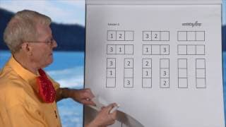 Sudoku for kids. Lesson 1,2 3 and 4 cells.