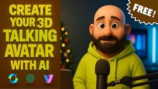 Create 3D AI Avatar That Talks - Pixar Style Animation Tutorial 100% FREE | Kling AI