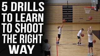 5 Beginner Basketball Shooting Drills |Teach Kids to Shoot the Right Way