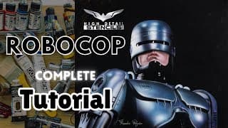 Robocop Painting Tutorial 🎨 HD Stencils Step by Step