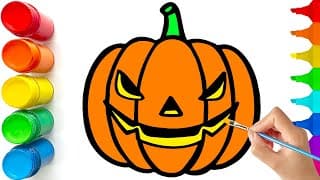 How to Draw a Pumpkin | Easy Step by Step Drawing Tutorial