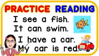 EASY READING LESSON FOR KIDS - GRADE1 | PRACTICE AND LEARN TO READ | READING TUTORIAL | TEACHER AYA