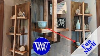 How To Make Knick Knack Shelf With Mom