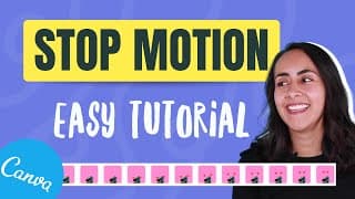 STOP MOTION in Canva: Easy Tutorial for Eye-Catching Visuals