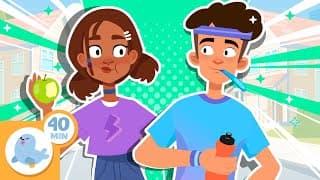 💚🦷 Healthy Lifestyle Habits for Kids 👟🥗 40-Minute Compilation