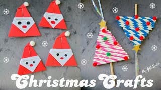 DIY Christmas Crafts for Kids | Easy Christmas Tree Decoration Ideas & Holiday Fun!