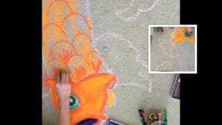 How to make a chalk pastel Street Painting
