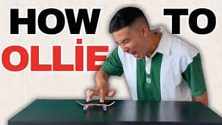 How to Ollie a Fingerboard - Under 5 minutes