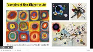 Realistic, Abstract, & Non-Objective Art