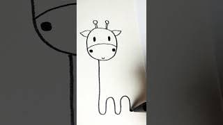 How to Draw Giraffe | Easy Kids Drawing Tutorial