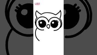 How to draw OWL Easy Cute Drawing Tutorial for Kids & Beginners Step by Step Short #lidoartworks