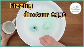How to Make Fizzing Dinosaur Eggs | Fun Science Experiment for Kids