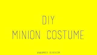 DIY Minion Costume!