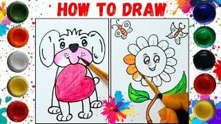 Easy Drawing Hacks for Kids! 🎨 10 Minute Doodles Anyone Can Do