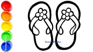 Drawing Shoes and Slippers | Fun and Easy Drawing Ideas for Kids | Step By Step
