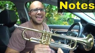 First 8 Notes On A Trumpet-How To Play Them-Beginner Lesson