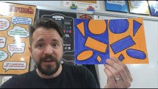 Symmetrical Shapes - An Early Elementary Art Lesson about Symmetry & Balance