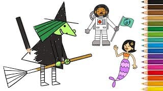 Learn How To Draw Halloween Costumes: Superheroes, Mermaids, Astronauts & More!