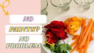 A DIY tutorial to Making Your Own Organic Paints from Nature | Non-toxic | Sustainable art