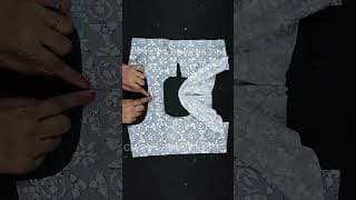 Double Frill Designer Neck Full-Flare Baby Frock Easy Cutting & Stitching Tutorial #shorts 3