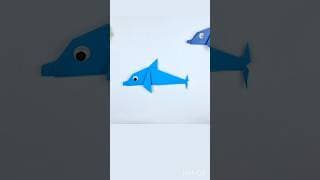 🐬 How to Make a Cute Origami Dolphin | Easy Paper Dolphin Tutorial for Beginners