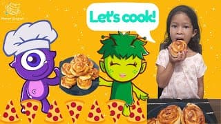 Pizza Rolls | Kids Cooking