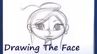 How to Draw A Cartoon Face (Beginner Level)